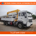 Camion HOWO 6X4 266HP avec grue à flèche droite